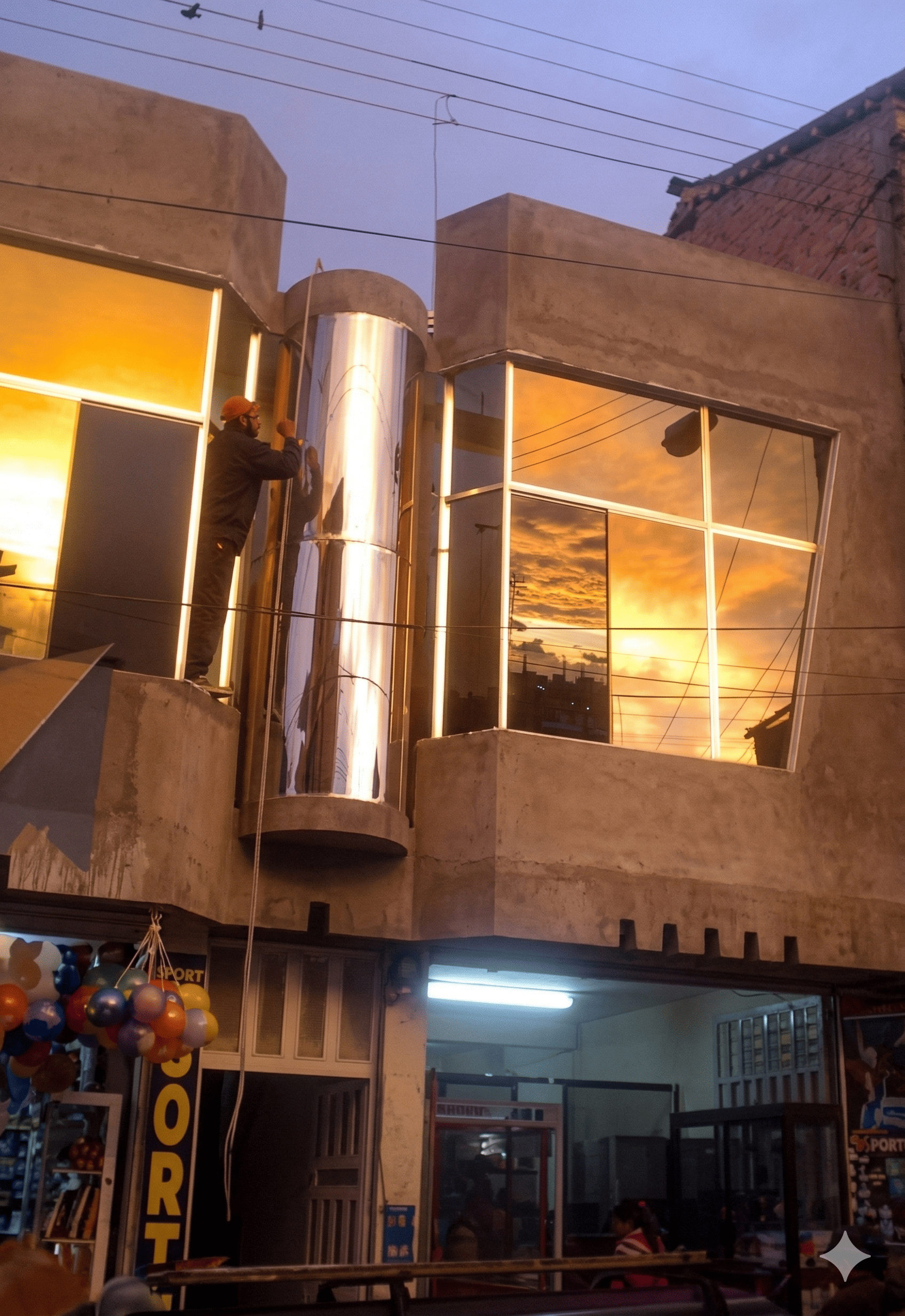 Construcción e instalación de ventanas planas y Vidrios Arquitectónicos.